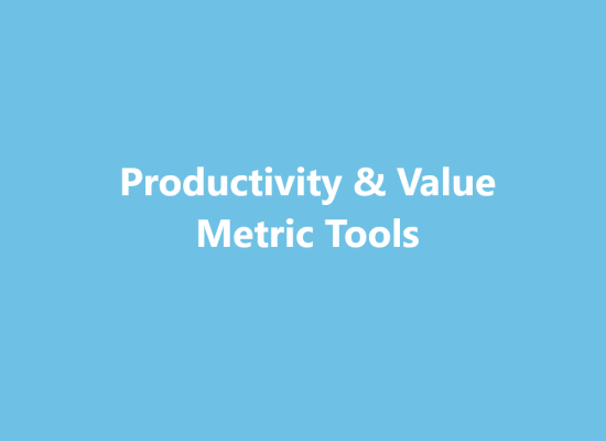 Productivity-Value Metric Tools